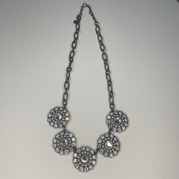 Circle Statement Necklace - Picture 2 of 6